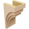 Ekena Millwork 10"W x 10"D x 20"H Wide Rockford Rough Cedar Woodgrain TimberThane Corbel, Primed Tan CORUR10X10X20ROCRCPR - alternate 5